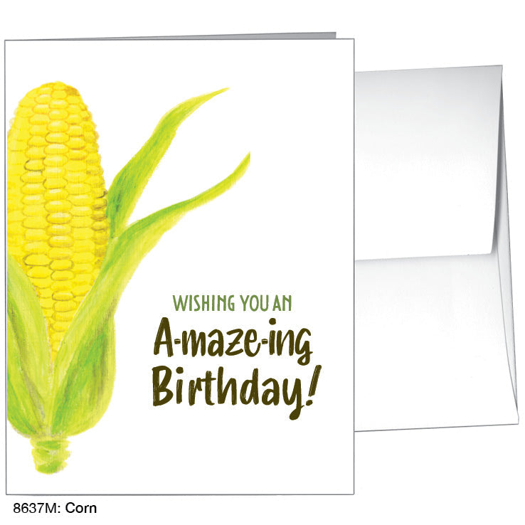 Corn, Greeting Card (8637M), A2, printedcanvas.com