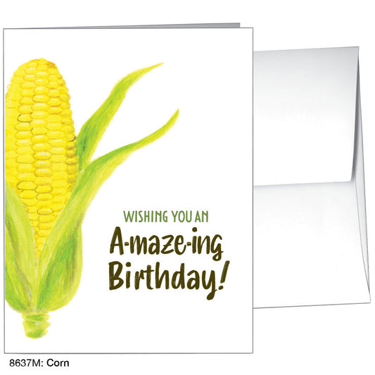 Corn, Greeting Card (8637M), A2 Card, www.printedcanvas.com
