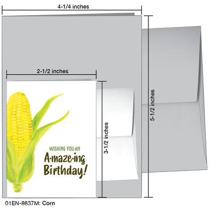 Corn, Greeting Card (8637M), Enclosure, printedcanvas.com