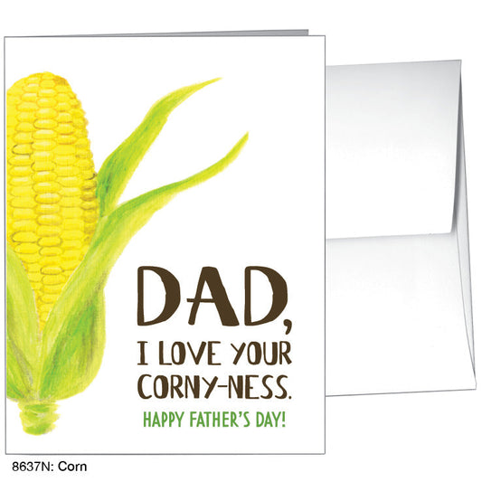 Corn, Greeting Card (8637N), A2 Card Front, www.printedcanvas.com