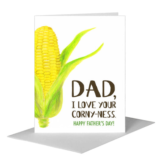 Corn, Greeting Card (#8637N) A2 Card Front, www.printedcanvas.com