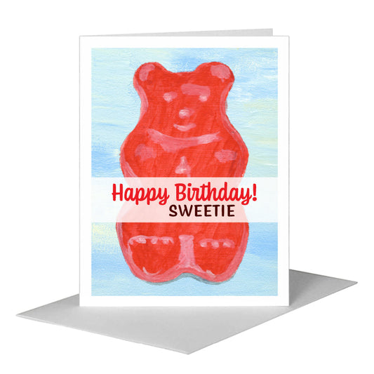 Gummies, Greeting Card (#8639EA) A2 Card Front, www.printedcanvas.com
