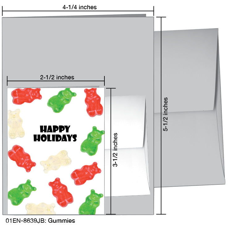 Gummies, Greeting Card (8639JB), Enclosure, www.printedcanvas.com