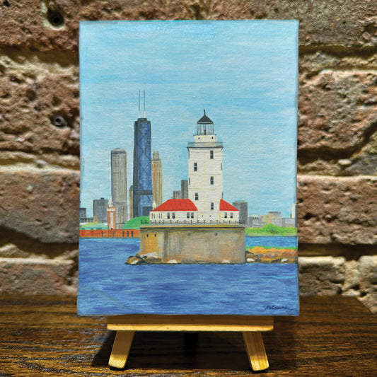 Lighthouse, Chicago, Mini Artwork (MA-8640A)