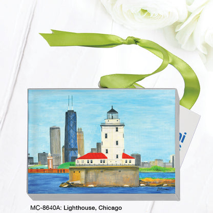 Lighthouse, Chicago, Mini Canvas (MC-8640A), Front, printedcanvas.com