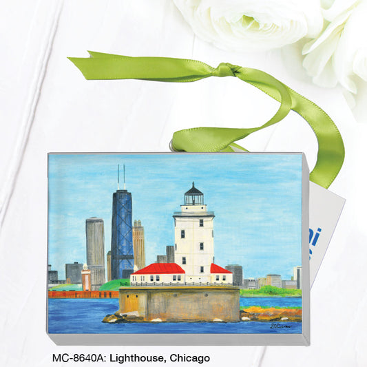 Lighthouse, Chicago, Mini Canvas (MC-8640A), Front, printedcanvas.com