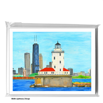Lighthouse, Chicago, Greeting Card (#8640H)