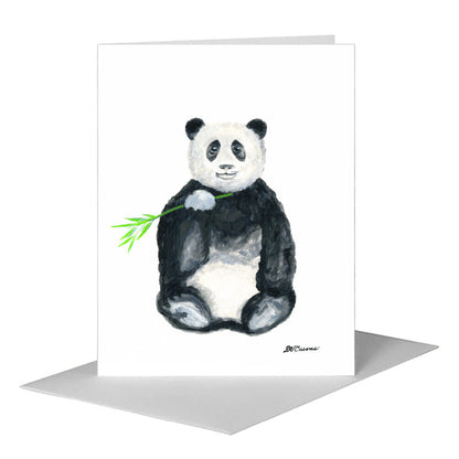 Panda Bear, Greeting Card (#8642A), A2 Card Front, www.printedcanvas.com