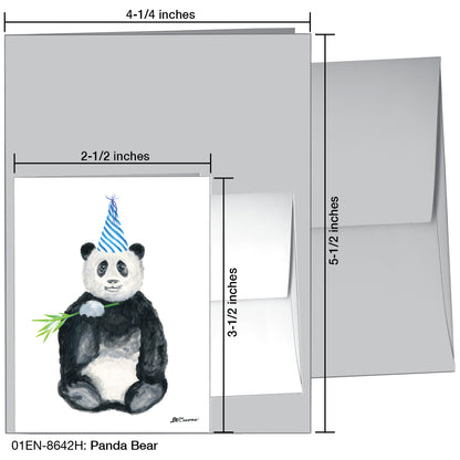 Panda Bear, Greeting Card (8642H)