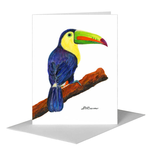 Toucan, Greeting Card (#8643C) A2 Card Front, www.printedcanvas.com