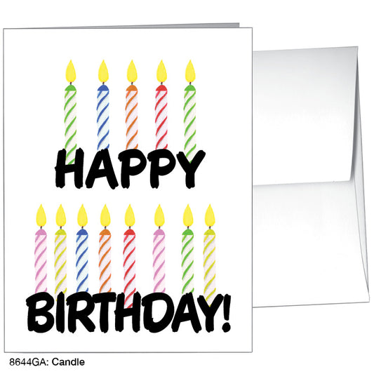 Candle, Greeting Card (8644GA), A2 Card Front, www.printedcanvas.com