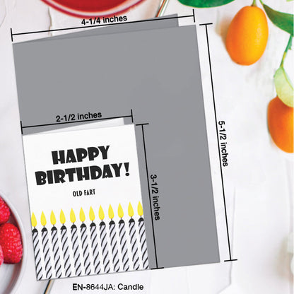 Candle, Greeting Card (8644JA), Enclosure, www.printedcanvas.com