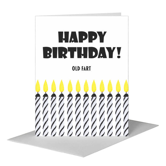 Candle, Greeting Card (#8644JA) A2 Card Front, www.printedcanvas.com