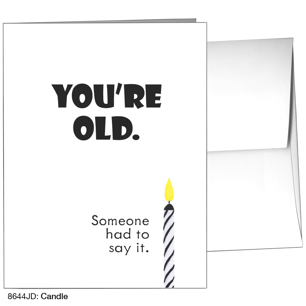 Candle, Greeting Card (8644JD)
