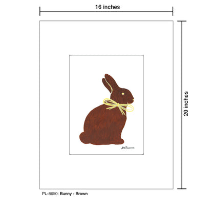 Bunny - Brown, Print (#8650)