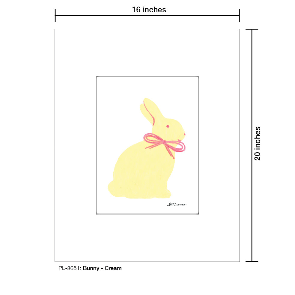 Bunny - Cream, Print (#8651)