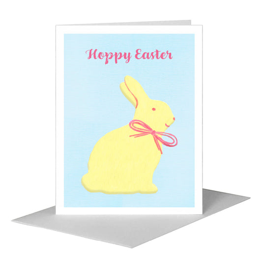 Bunny - Cream, Greeting Card (#8651A) A2 Card Front, www.printedcanvas.com
