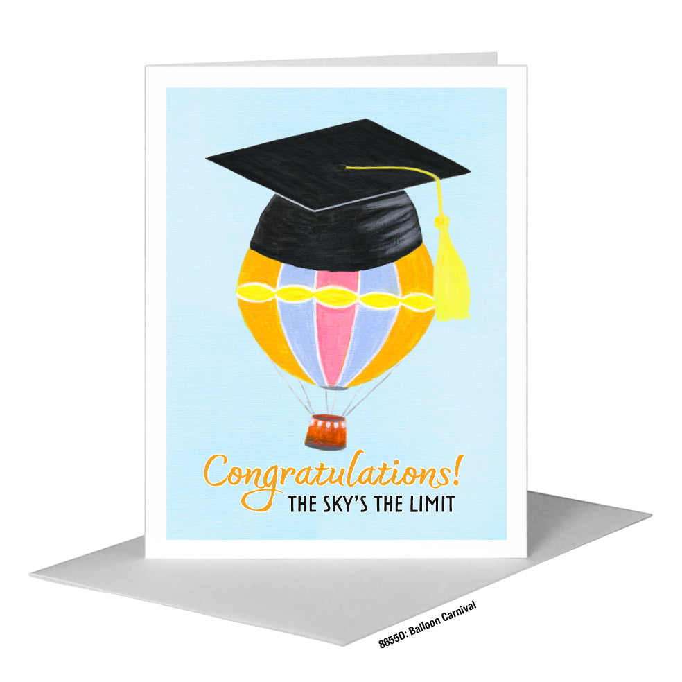Balloon Carnival, Greeting Card (#8655D)