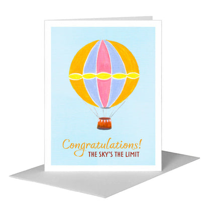 Balloon Carnival, Greeting Card (#8655E), A2 Card Front, www.printedcanvas.com
