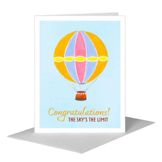 Balloon Carnival, Greeting Card (#8655E) A2 Card Front, www.printedcanvas.com