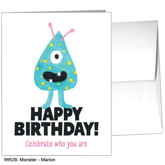 Monster - Marion, Greeting Card (8662B), A2 Card, www.printedcanvas.com