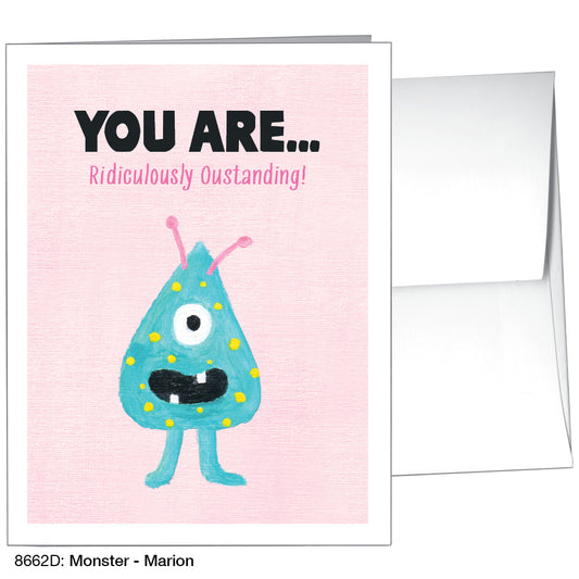 Monster - Marion, Greeting Card (8662D)