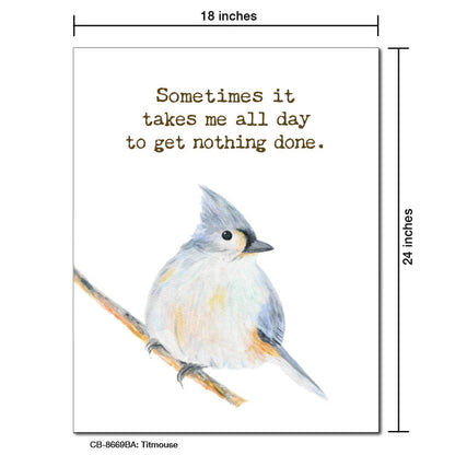 Titmouse, Card Board (8669BA)