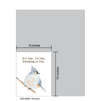 Titmouse, Card Board (8669C)