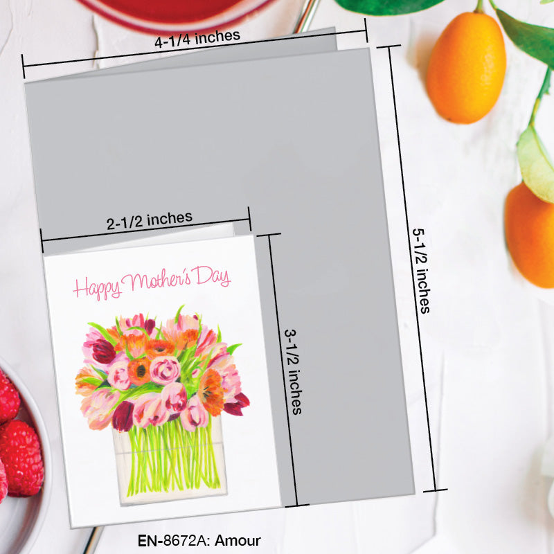 Amour, Greeting Card (8672G), Enclosure, www.printedcanvas.com