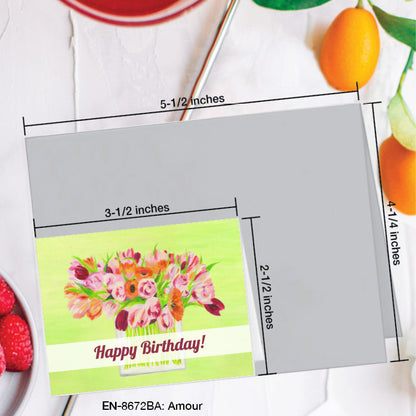 Amour, Greeting Card (8672BA), Enclosure, www.printedcanvas.com
