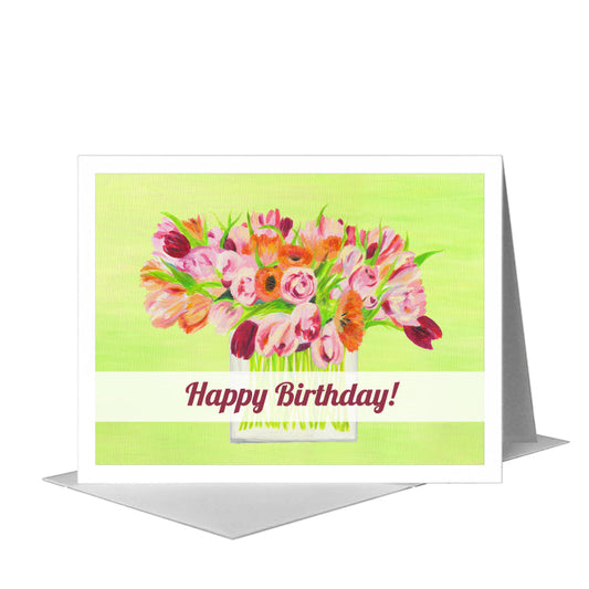 Amour, Greeting Card (#8672BA) A2 Card Front, www.printedcanvas.com