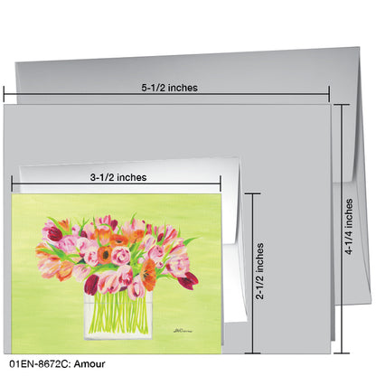 Amour, Greeting Card (8672C), Enclosure Card, www.printedcanvas.com