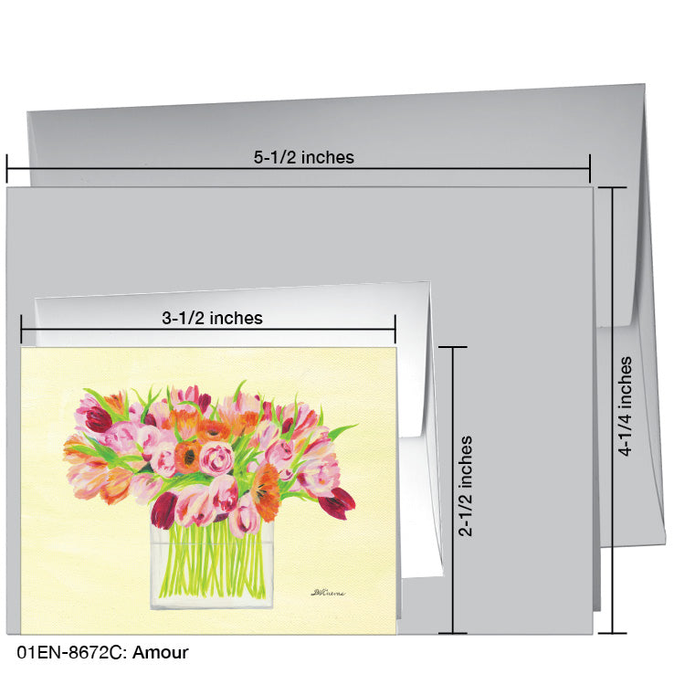 Amour, Greeting Card (8672C), Enclosure Card, www.printedcanvas.com