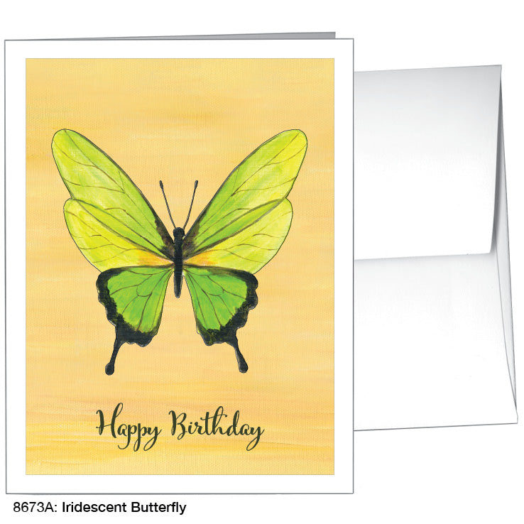 Iridescent Butterfly, Greeting Card (8673A)