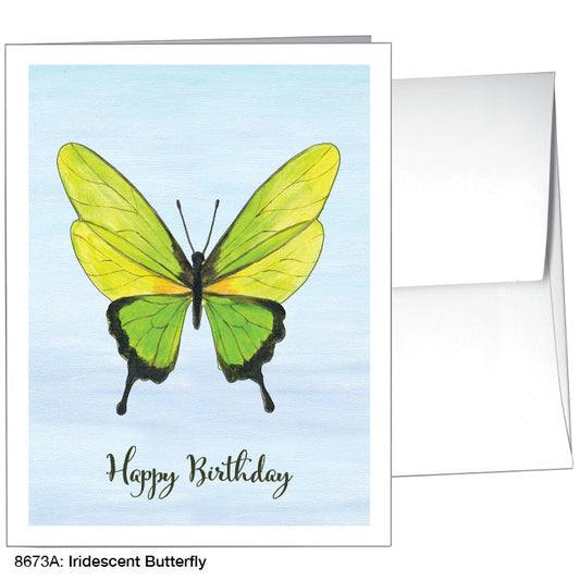 Iridescent Butterfly, Greeting Card (8673A)