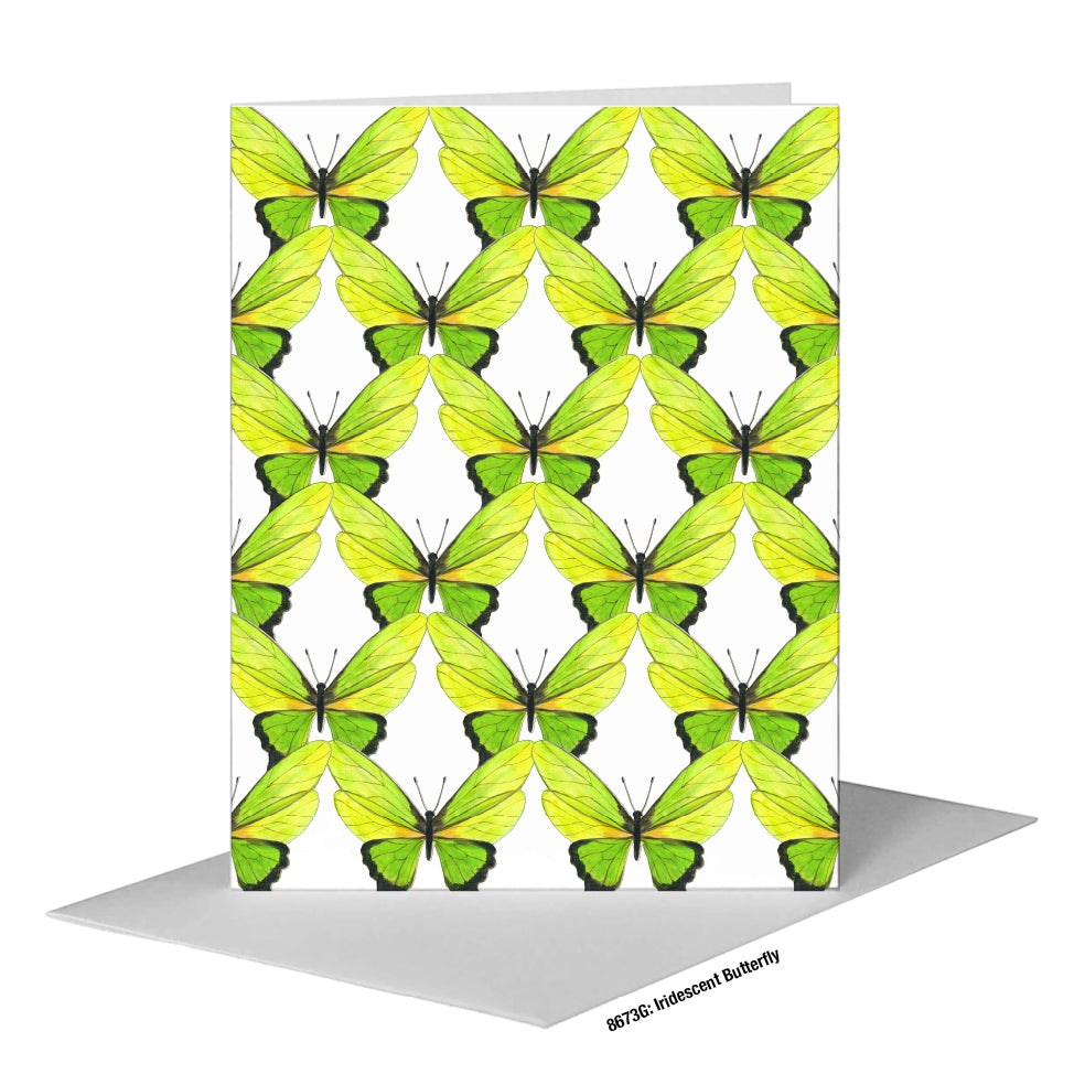 Iridescent Butterfly, Greeting Card (#8673G)