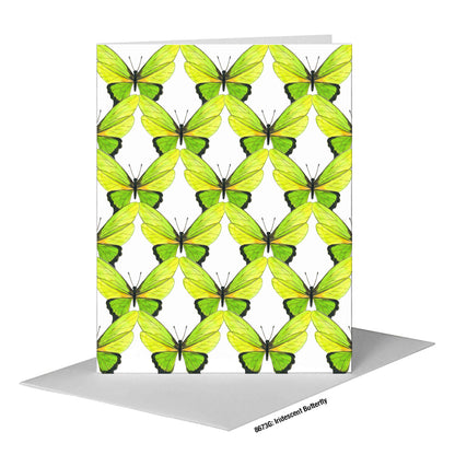 Iridescent Butterfly, Greeting Card (#8673G)