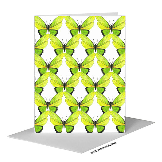 Iridescent Butterfly, Greeting Card (#8673G)
