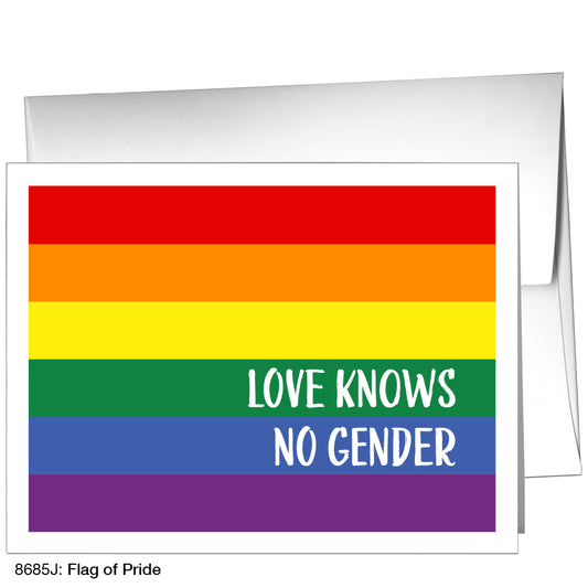 Flag of Pride, Greeting Card (8685J)
