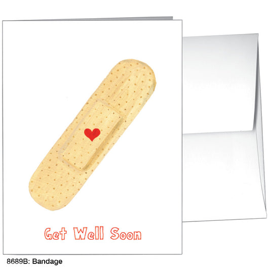 Bandage, Greeting Card (#8689B), A2 Card Front, www.printedcanvas.com