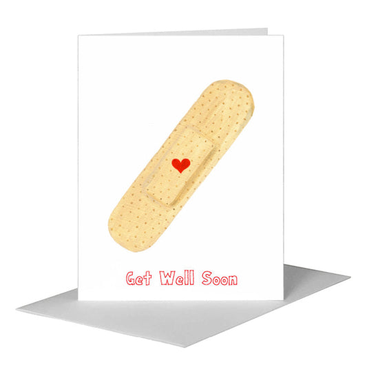 Bandage, Greeting Card (#8689B) A2 Card Front, www.printedcanvas.com