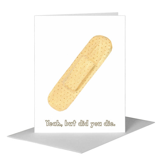 Bandage, Greeting Card (#8689C) A2 Card Front, www.printedcanvas.com