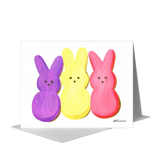 Peeps, Greeting Card (#8580C) A2 Card Front, www.printedcanvas.com