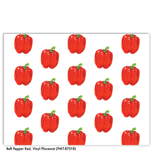 Bell Pepper Red, Vinyl Placemat (PMT-8701B)