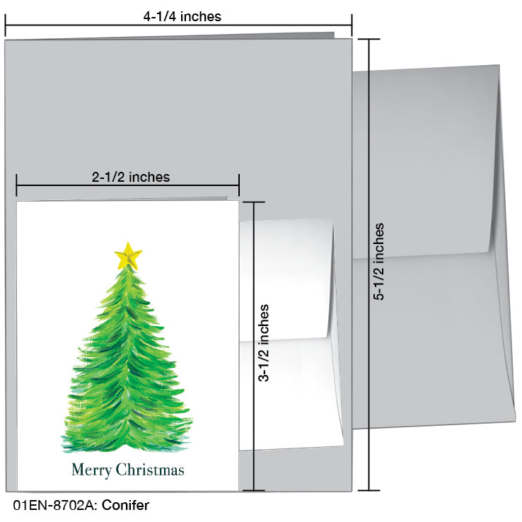 Conifer, Greeting Card (#8702A)