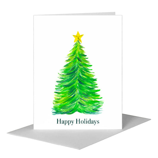 Conifer, Greeting Card (#8702B) A2 Card Front, www.printedcanvas.com