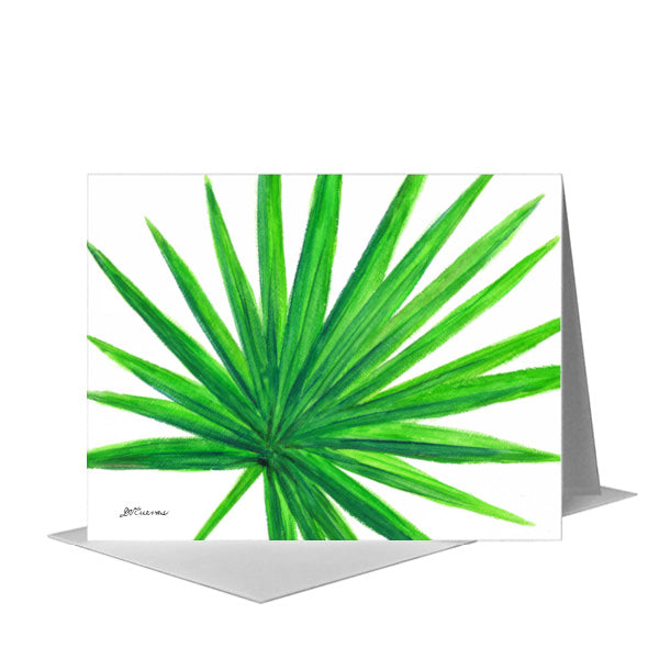 Guadalupe Palm, Greeting Card (#8703A), A2 Card Front, www.printedcanvas.com