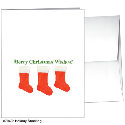 Holiday Stocking, Greeting Card (#8704C)