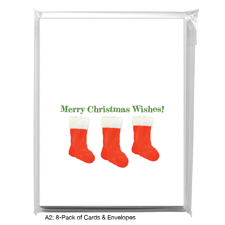 Holiday Stocking, Greeting Card (#8704C)