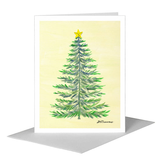 Noble Fir, Greeting Card (#8706A) A2 Card Front, www.printedcanvas.com